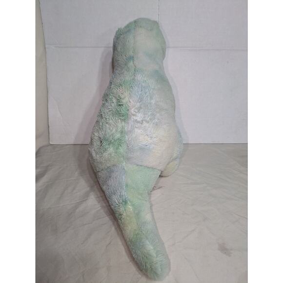 FAO‎ Schwarz Plush Glow Brights Tyrannosaurus Dinosaur T-Rex Green Dino Read - Picture 6 of 10